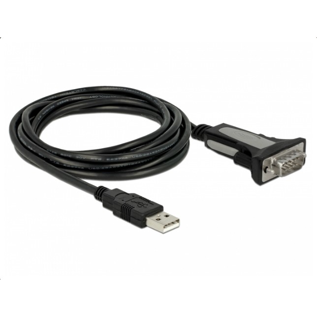 Adapter DELOCK USB 2.0 Typ-A zu 1 x Seriell RS-232 DB9 3 m