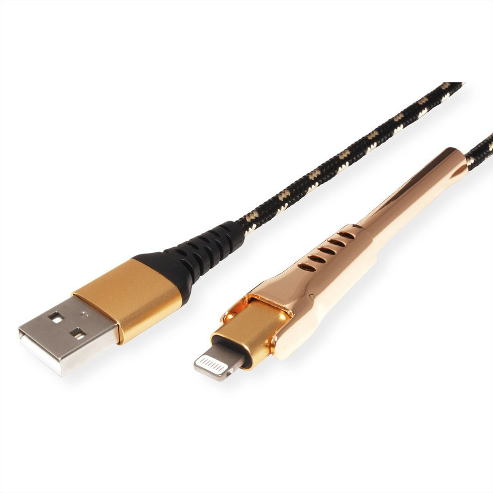 Kabel ROLINE GOLD USB 2.0 Sync- & Ladekabel 1m-2