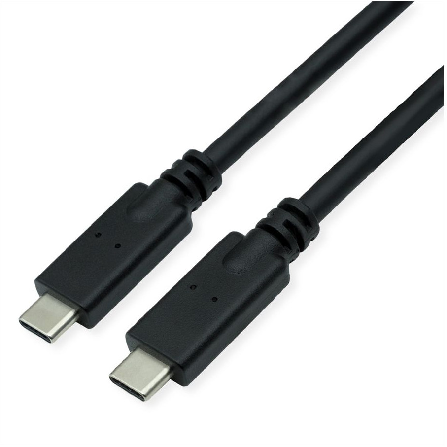 Kabel ROLINE USB 3.2 Gen 2 C-C ST/ST 10Gbit/s Emark 85W crna boja 7m-0