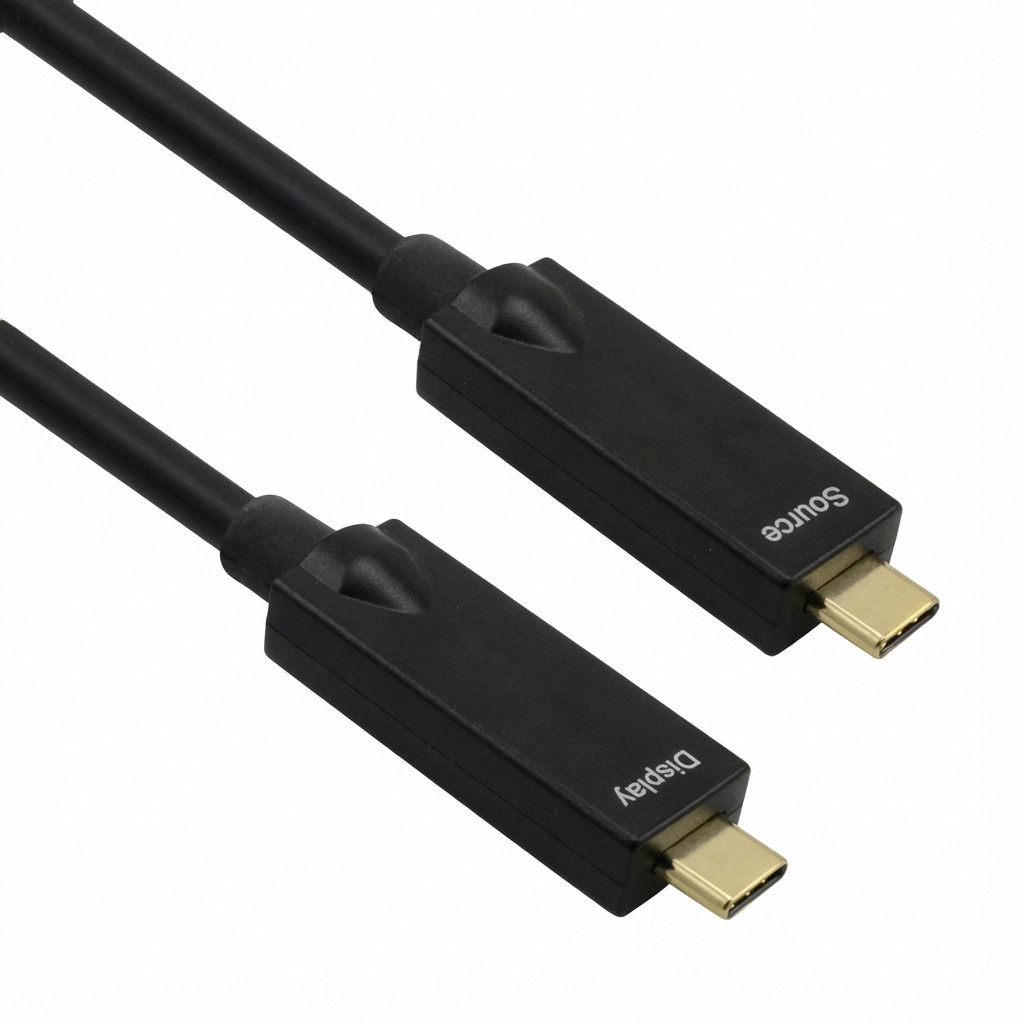 Kabel ROLINE USB 3.2 Gen 2 AOC C-C ST/ST 10Gbit/s 4K60Hz PD 60W crna boja 15 m-0