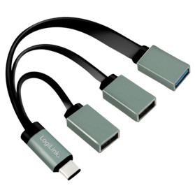 HUB Logilink USB 3.1 HUB 3-port Type-C Kabel HUB-0