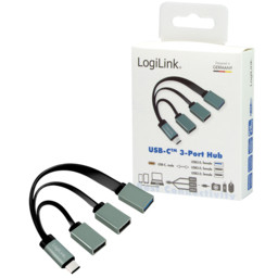 HUB Logilink USB 3.1 HUB 3-port Type-C Kabel HUB-7