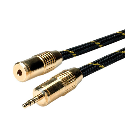 Kabel ROLINE GOLD 3.5mm Audio produžni 2.5m-1