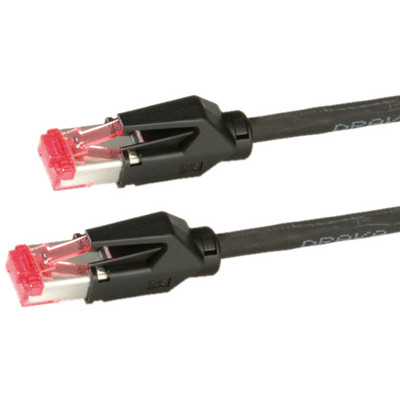 Patchkabel DRAKA UC900 TM21 Kat.6 Class E S/FTP LSOH crna boja 1m