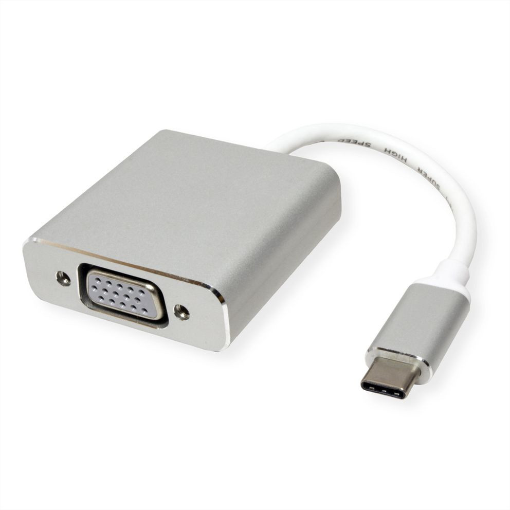 Adapter ROLINE Display Adapter USB Typ C - VGA-1