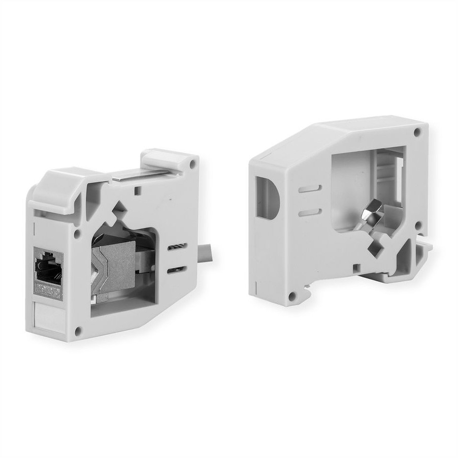 Adapter ROLINE Tragschienenadapter fur Keystone Module unbestuckt 180-1
