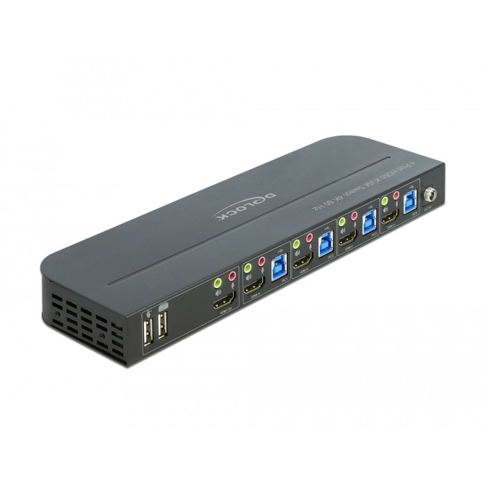 Prekidač DELOCK HDMI KVM Switch 4K 60Hz mit USB 3.0 und Audio-1