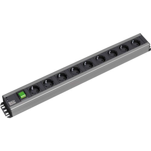 Produžni kabel BACHMANN Handwerkerleiste 9x Schutzkontakt Schalter 2m-0