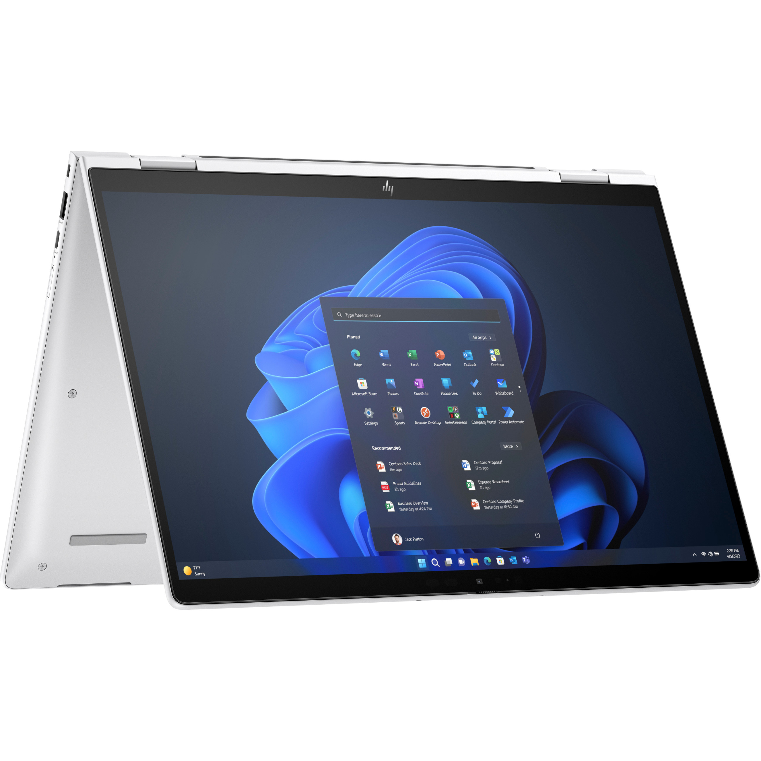 Laptop HP Elite x360 1040 G11 (14" OLED 2.8K, Intel Core Ultra 7 155H, 32GB, 1TB SSD, Intel Arc Graphics, Windows 11 Pro, Non-HR tipkovnica, Natural Silver)-1