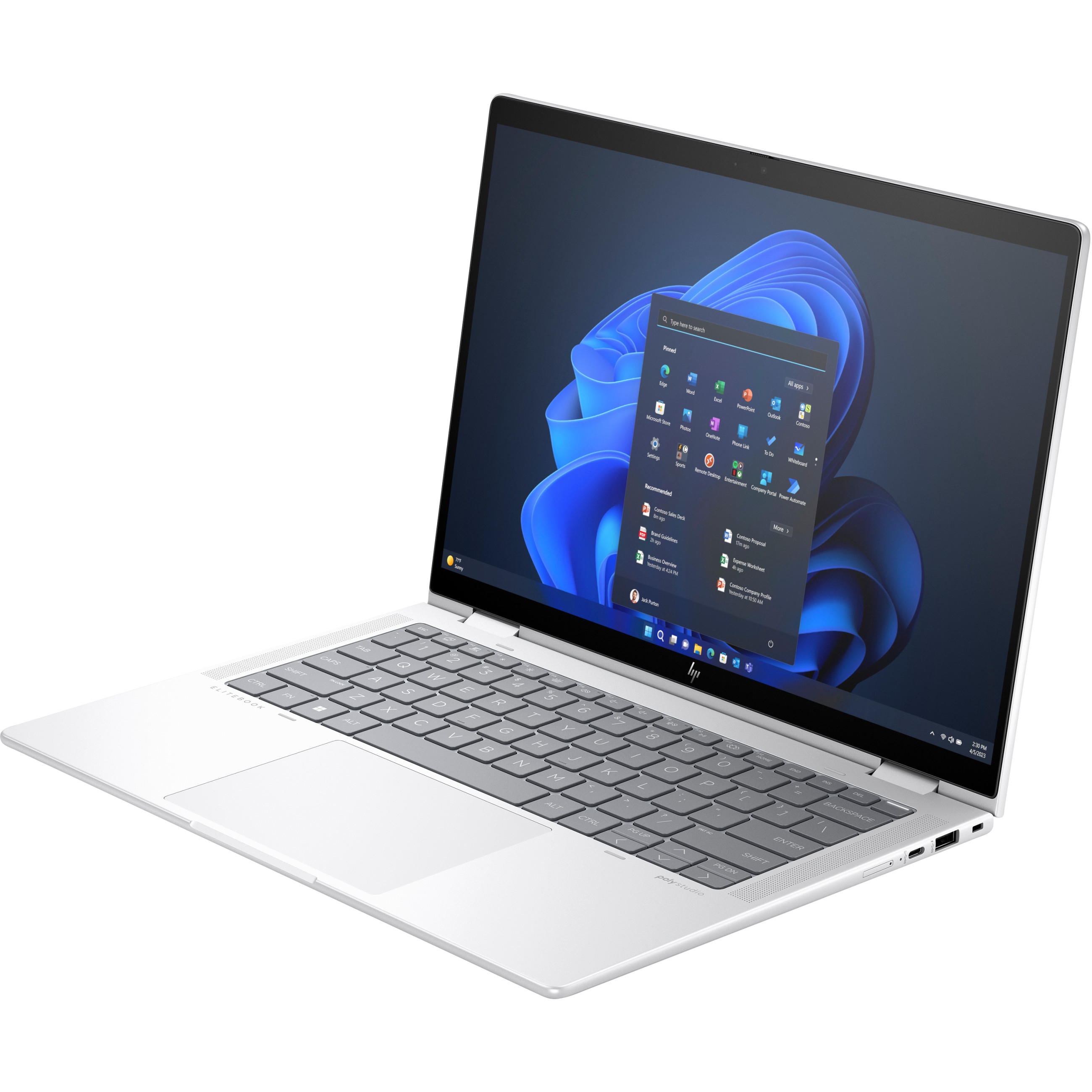 Laptop HP Elite x360 1040 G11 (14" OLED 2.8K, Intel Core Ultra 7 155H, 32GB, 1TB SSD, Intel Arc Graphics, Windows 11 Pro, Non-HR tipkovnica, Natural Silver)-6