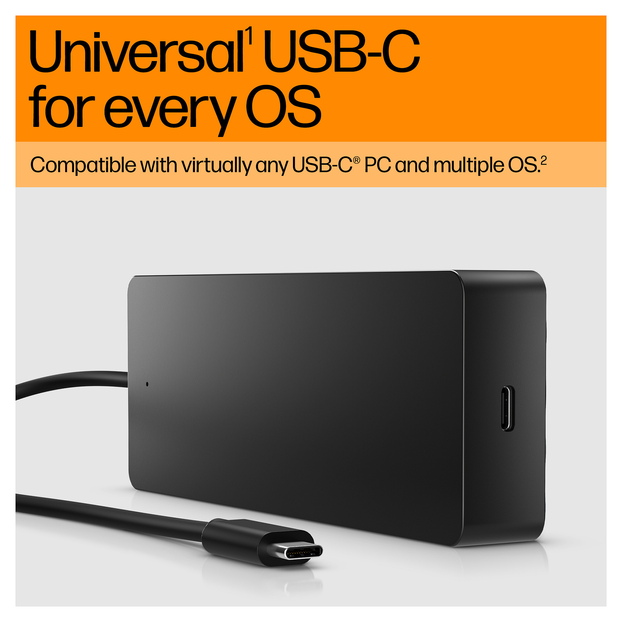 USB-C multiport hub HP Universal (punjač za laptop)-6