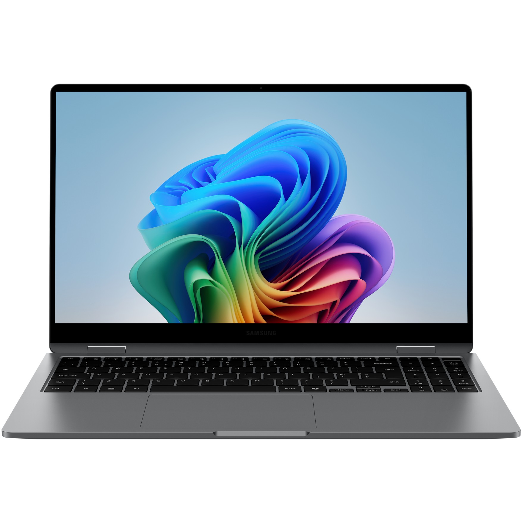 Laptop SAMSUNG Galaxy Book5 360 CU7 (15.6'', 1920x1080, Intel i7, 32GB RAM, 512GB SSD, Windows 11 Pro, HR tipkovnica, siva boja) – internacionalna non HR tipkovnica-1
