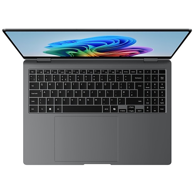 Laptop SAMSUNG Galaxy Book5 Pro 360 CU7 (15.6'', 258V, 32GB RAM, 512GB SSD, Windows 11 Pro, siva boja) – internacionalna non HR tipkovnica-1