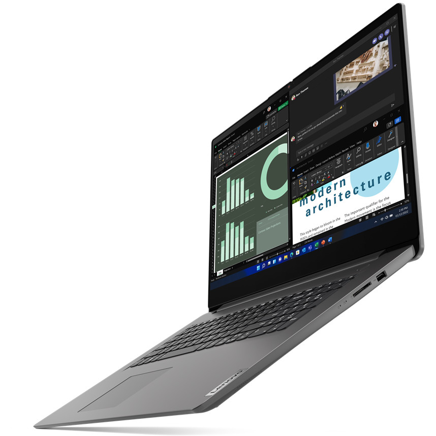 Laptop LENOVO V17 G4 IRU (17.3" FHD, i5 13420H, 16GB, 512SSD, W11Pro, hrvatska tipkovnica, Iron Grey) – internacionalna non HR tipkovnica-3