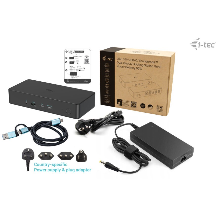 Docking Station I-TEC USB-C Thunderbolt 3 Dual 4K-4