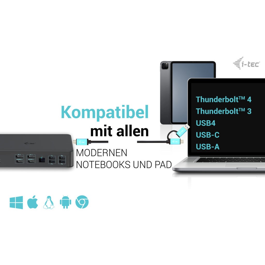 Docking Station I-TEC USB-C Thunderbolt 3 Dual 4K-7