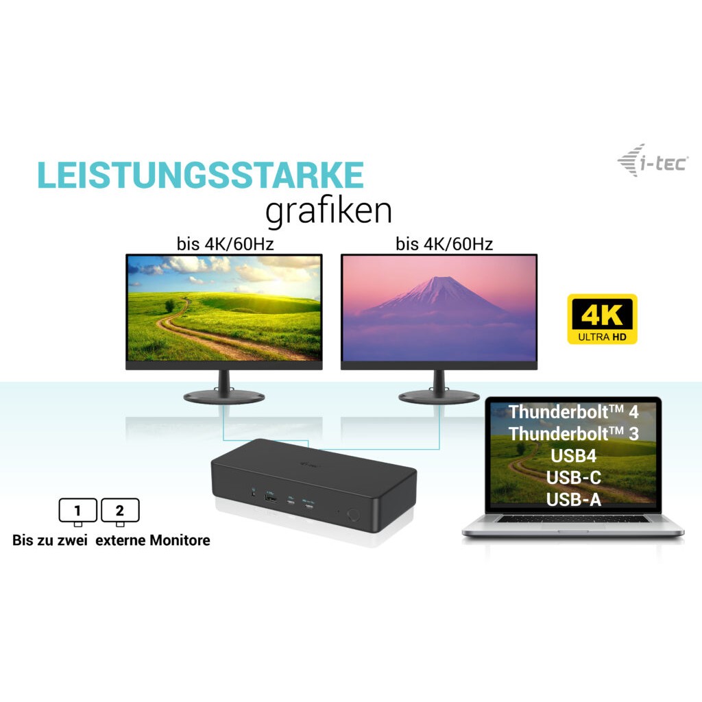 Docking Station I-TEC USB-C Thunderbolt 3 Dual 4K-8