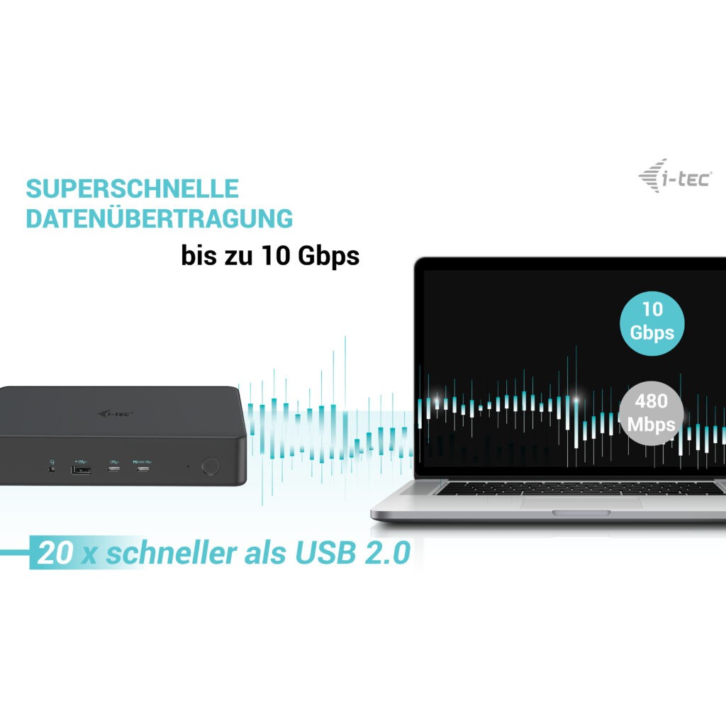 Docking Station I-TEC USB-C Thunderbolt 3 Dual 4K-9