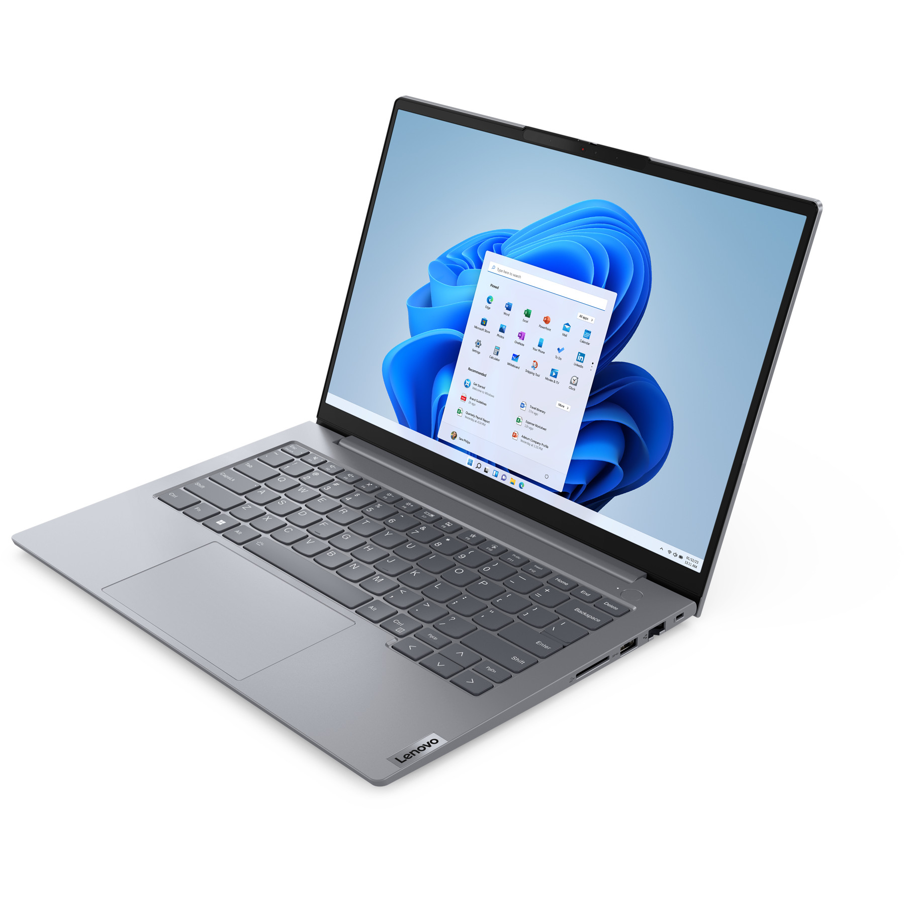 Laptop LENOVO ThinkBook 14 G6 IRL (14" FHD, i5 1335U, 16GB, 512SSD, Intel Iris Xe, W11Pro, hrvatska tipkovnica, arctic grey) – internacionalna non HR tipkovnica-8