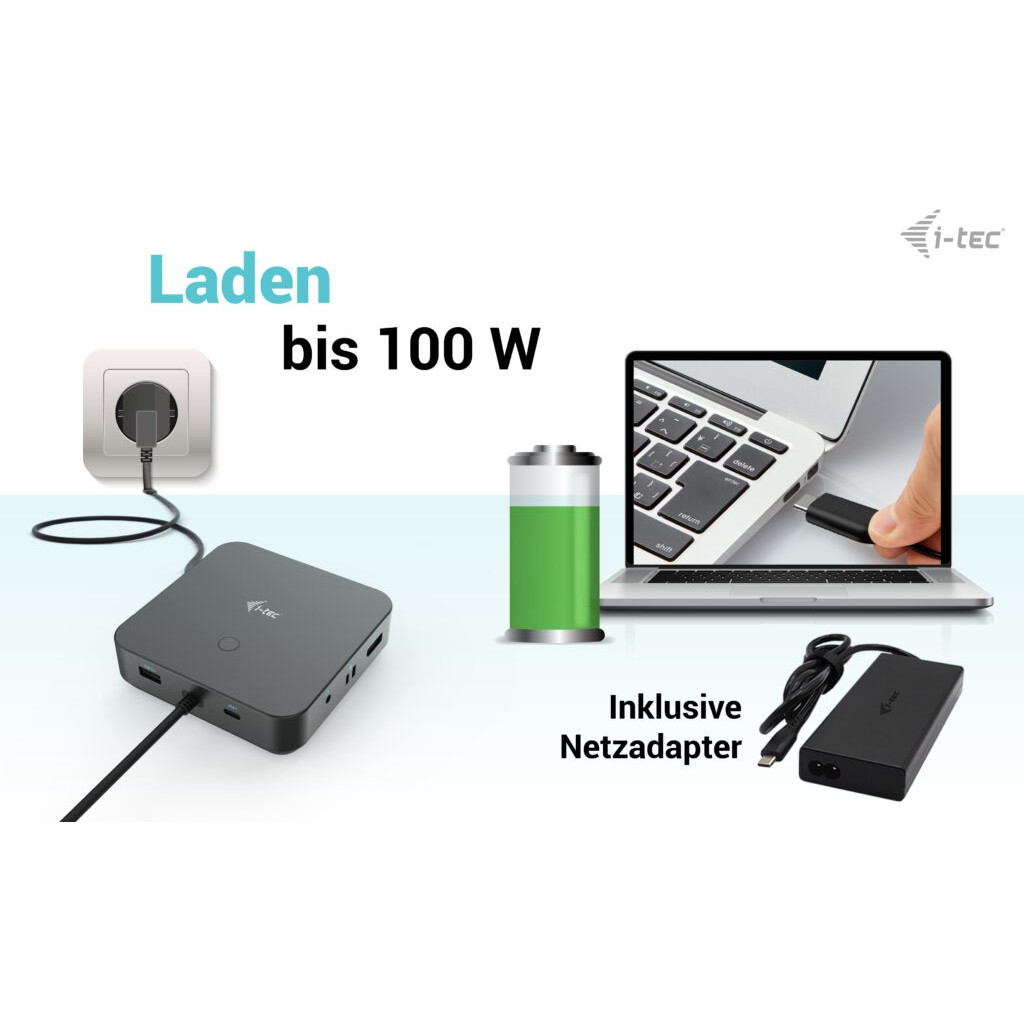 Punjač I-TEC D I-TEC USB-C HDMI+2X DP CHARGER-2