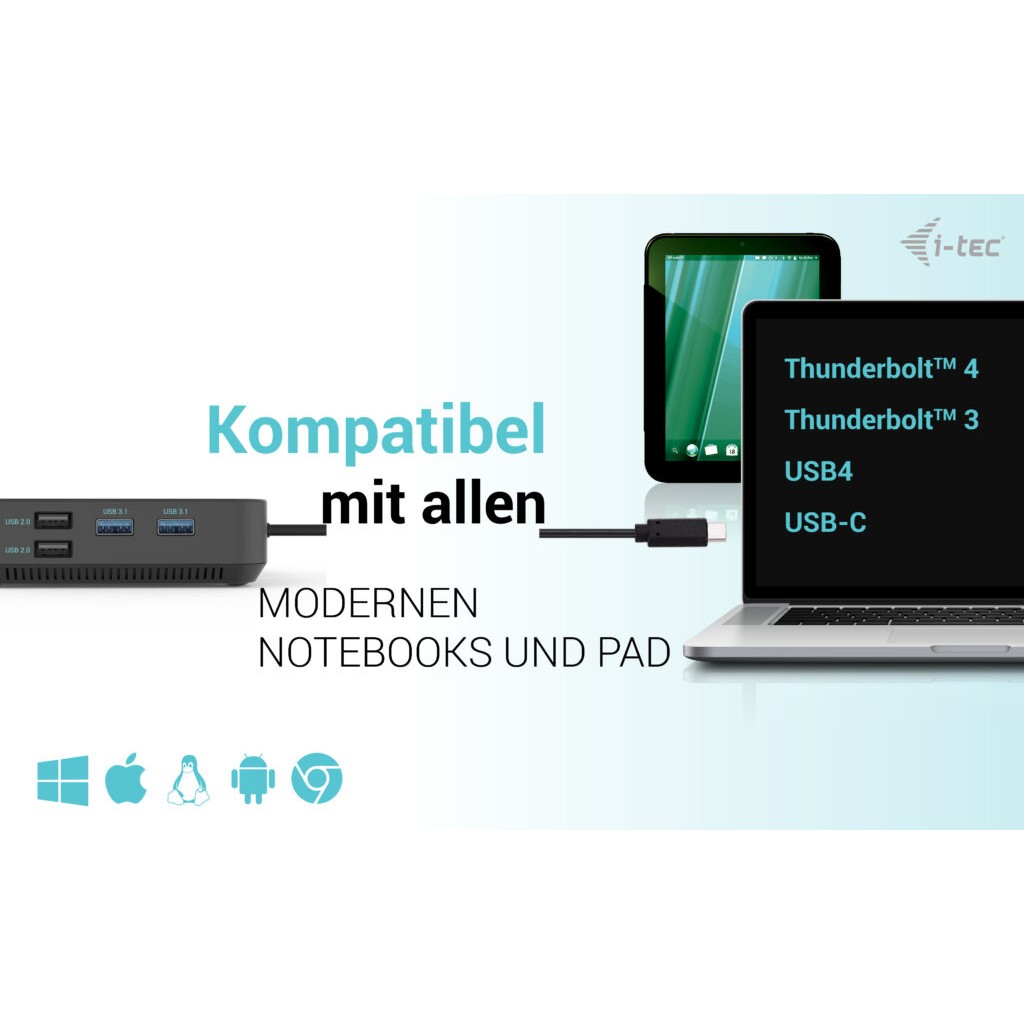 Punjač I-TEC D I-TEC USB-C HDMI+2X DP CHARGER-10