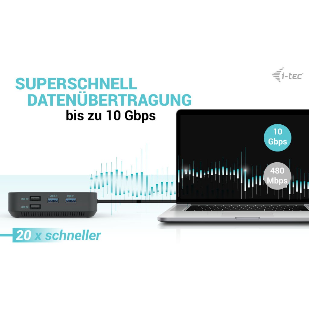 Punjač I-TEC D I-TEC USB-C HDMI+2X DP CHARGER-13