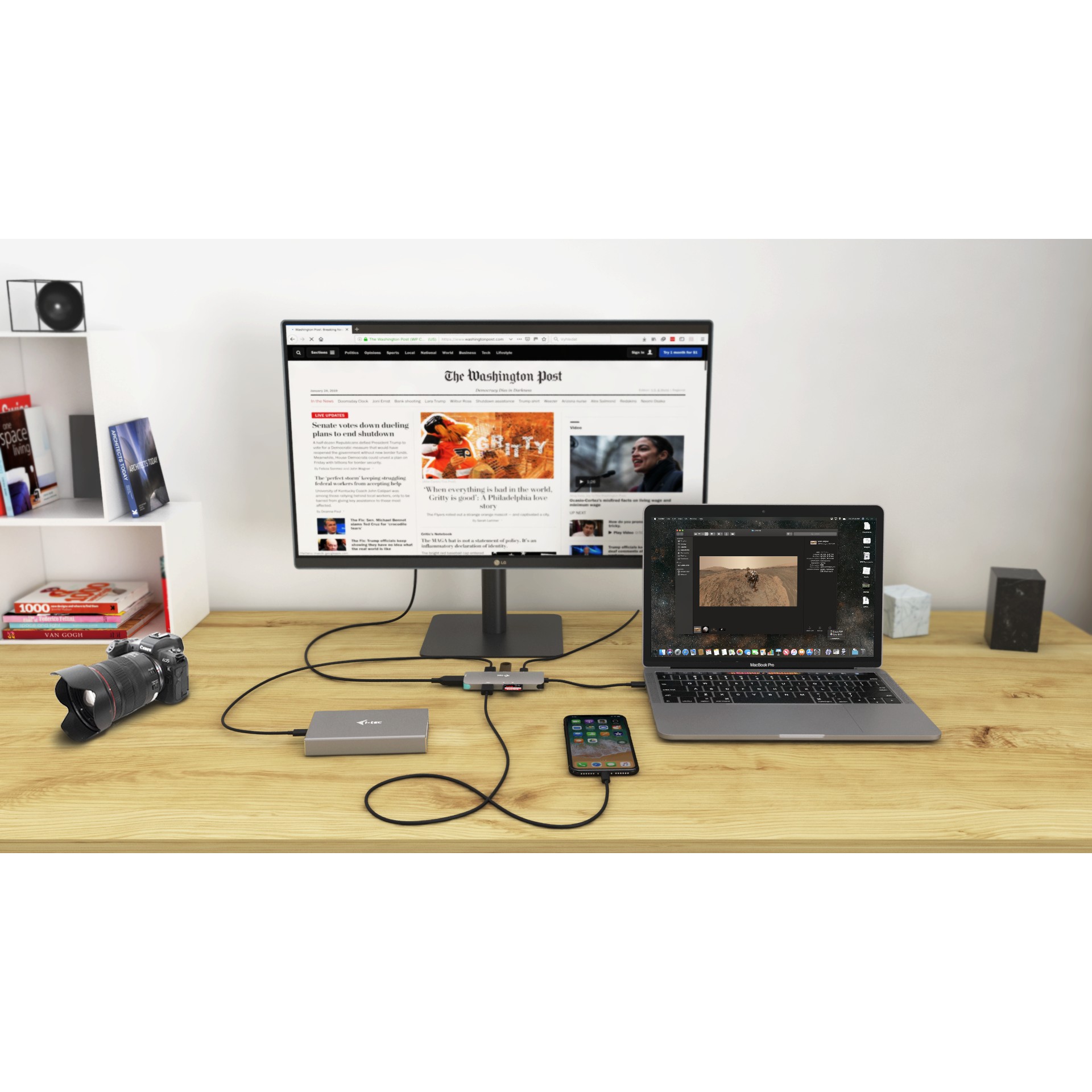 USB-C Docking Station I-TEC NANODOCK 4K HDMI PD-7