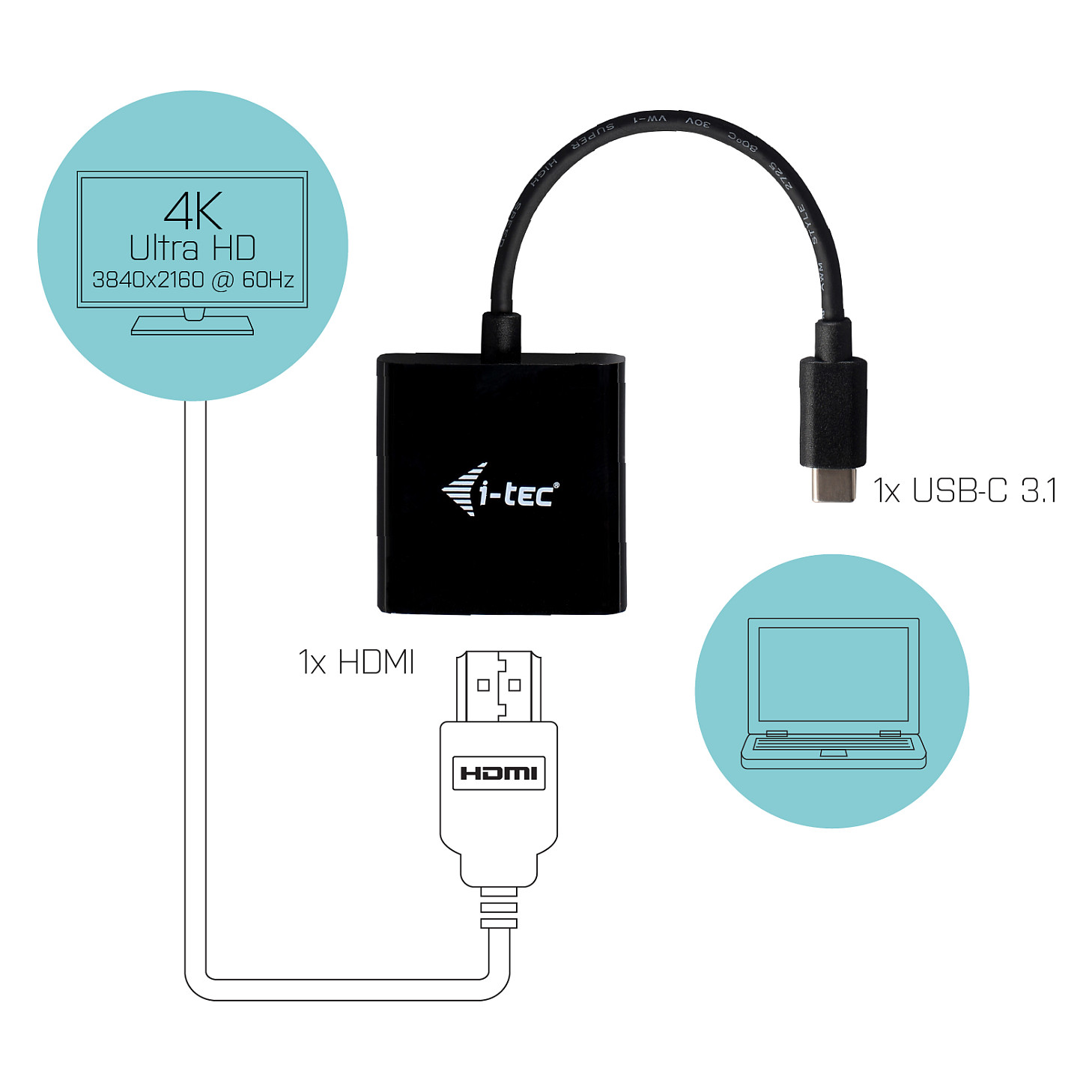 Adapter I-TEC USB-C na HDMI (4k/60hz)-2