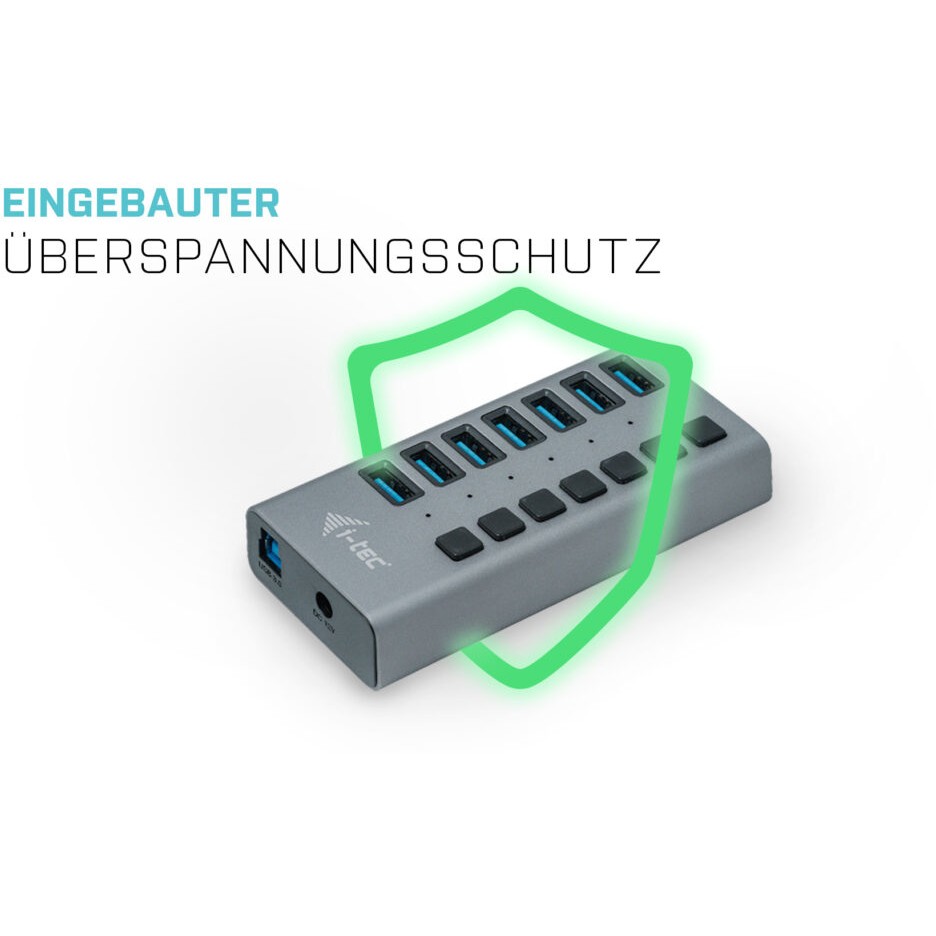 USB HUB I-TEC D I-TEC USB 3.0 HUB 7 PORT 36 W-6
