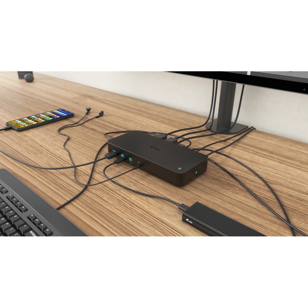 Docking station I-TEC USB 3.0/USB-C Tripledock mit PD 100W 3x4K 60Hz-7