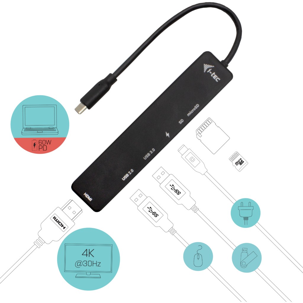 Docking stanica I-TEC USB-C TRAVEL EASY DOCK 4K-3