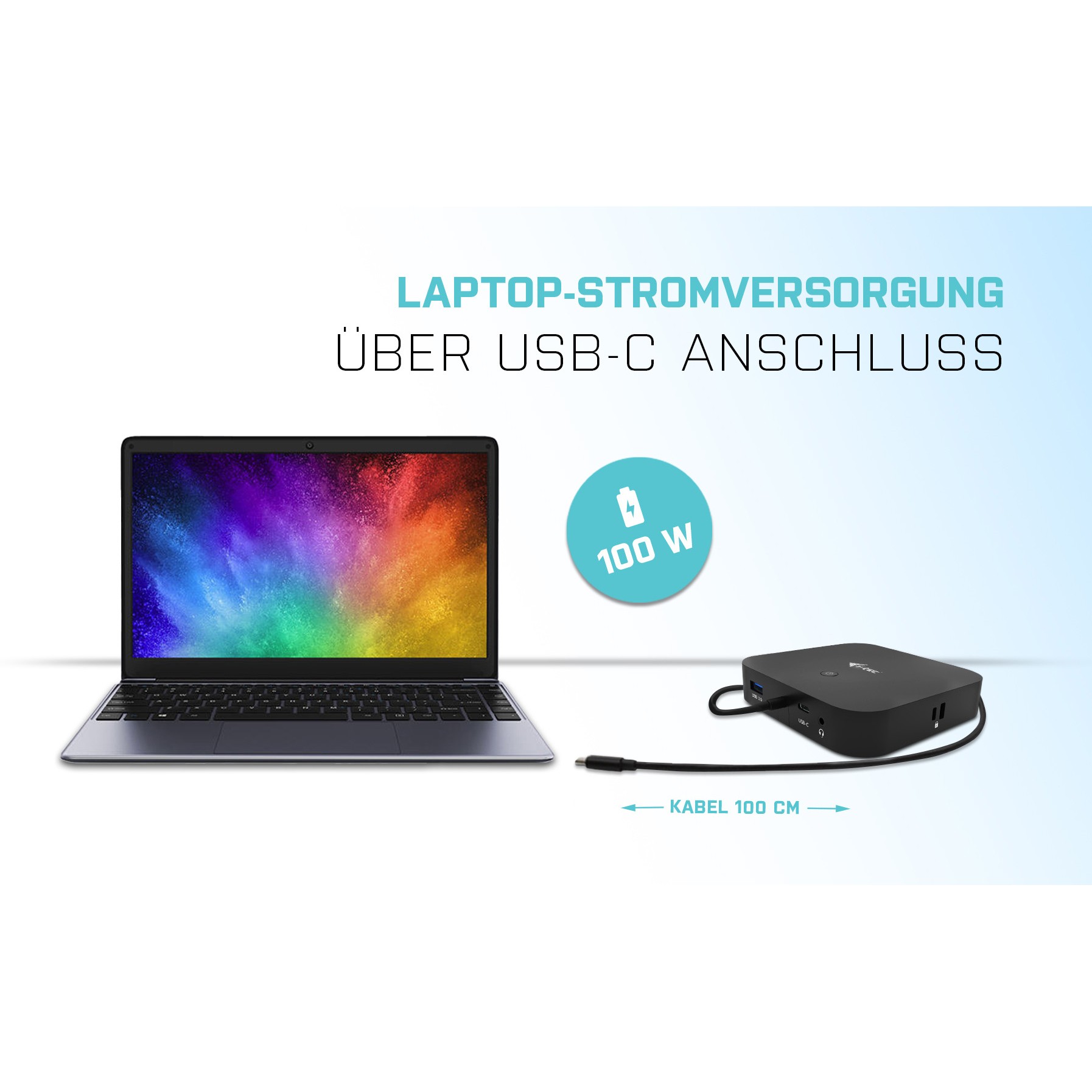 Docking stanica I-TEC USB-C HDMI DP DOCK PD100W-7