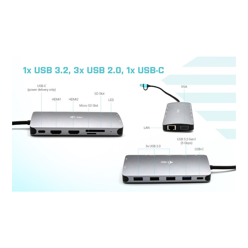 Docking stanica I-TEC USB 3.0 3X LCD NANO DOCK-11