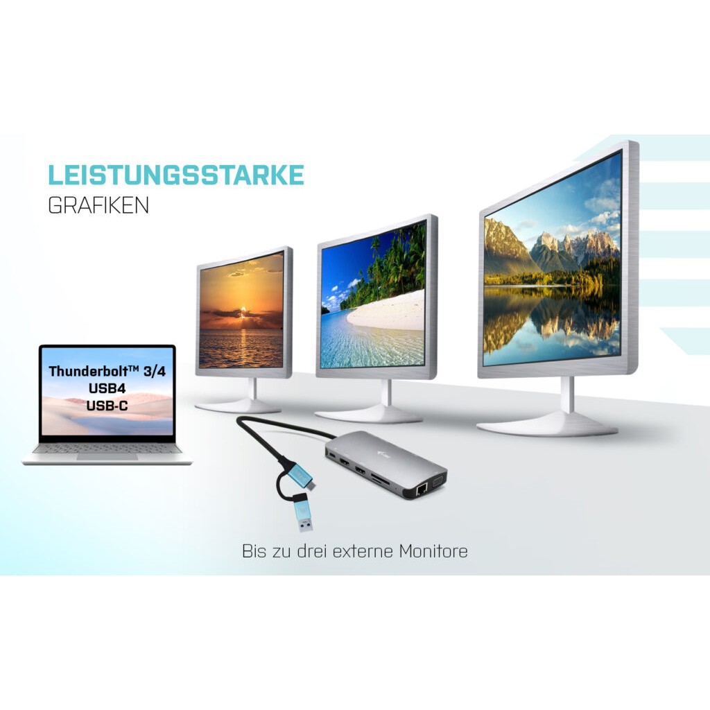 Docking stanica I-TEC USB 3.0 3X LCD NANO DOCK-5