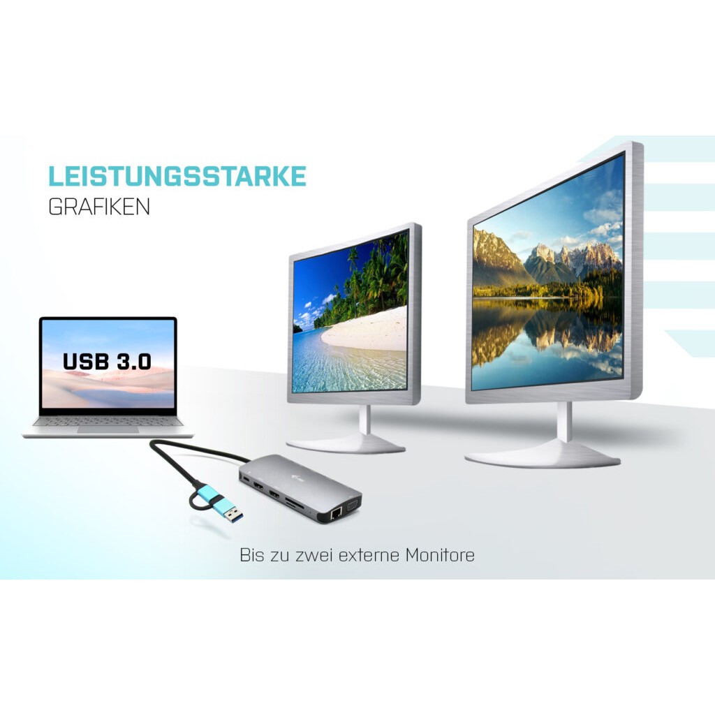 Docking stanica I-TEC USB 3.0 3X LCD NANO DOCK-6