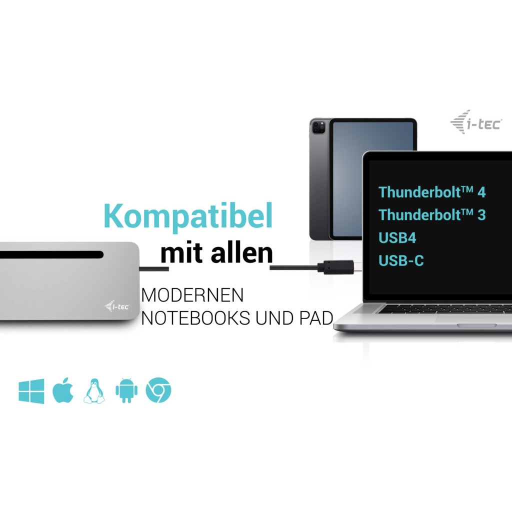 Docking stanica I-TEC USB-C ERGO 3X LCD DOCK-3