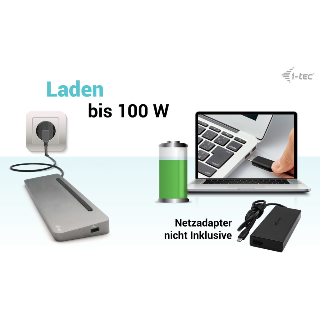 Docking stanica I-TEC USB-C ERGO 3X LCD DOCK-8