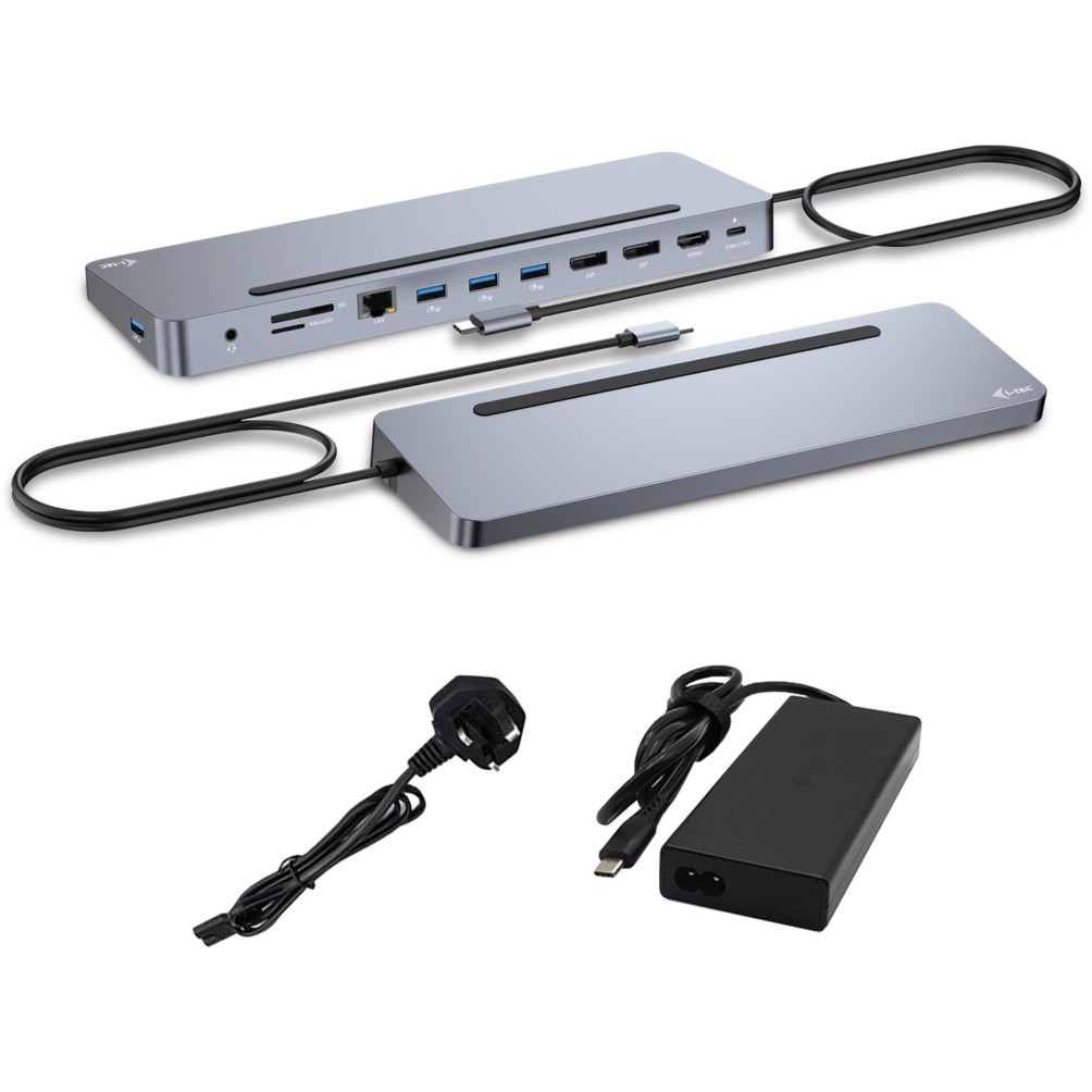 Docking stanica I-TEC USB-C ERGO DOCK + punjač