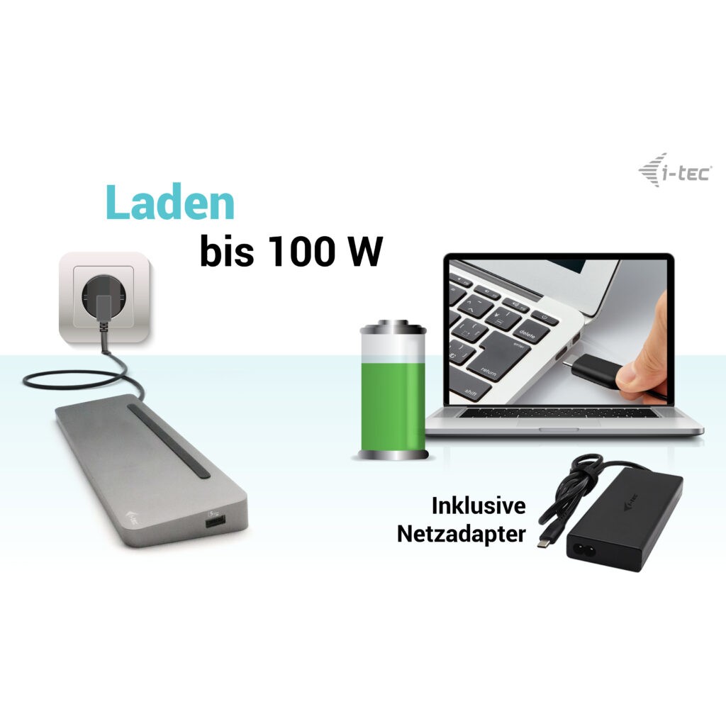 Docking stanica I-TEC USB-C ERGO DOCK + punjač-4