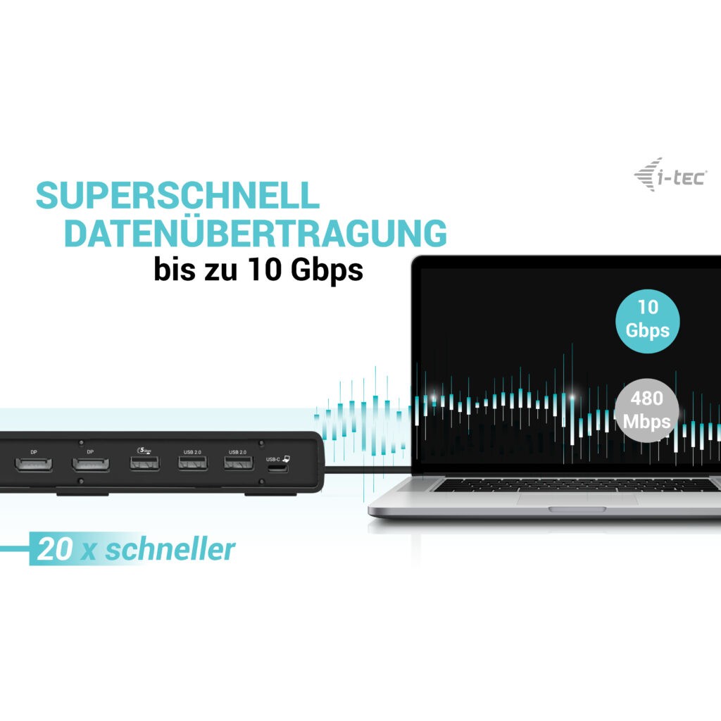 Docking station I-TEC D I-TEC Dockingstation USB-C/ USB4 Thunderbolt 3 + PD-7