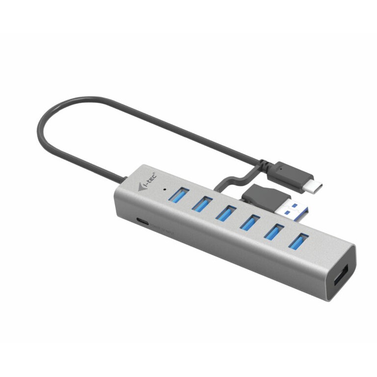 USB-C HUB I-TEC D I-TEC USB-C punjenje HUB 7 PORT-1