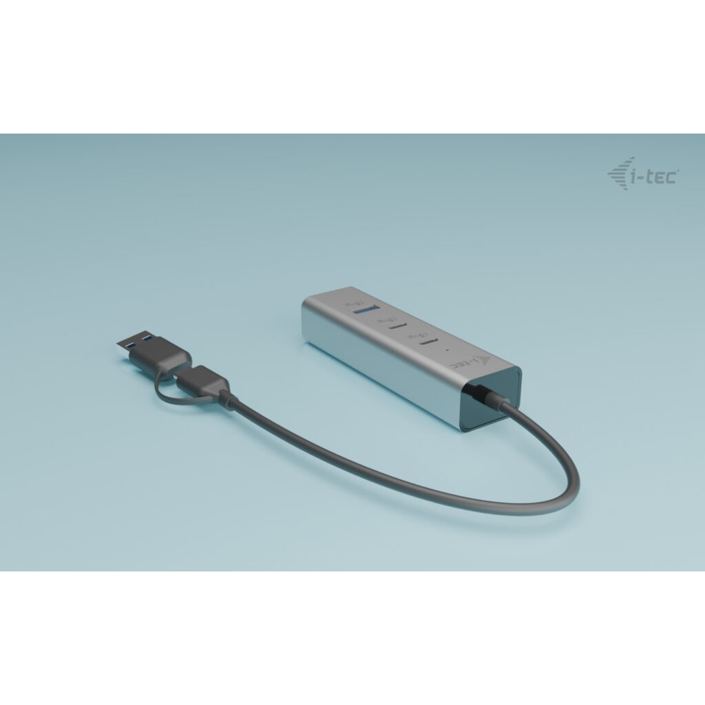 HUB I-TEC Universal punjenje Metal 2x USB-C 3.2 Gen.1 + 2x USB-A 3.2 Gen.1 1x USB-C PD 85W-2