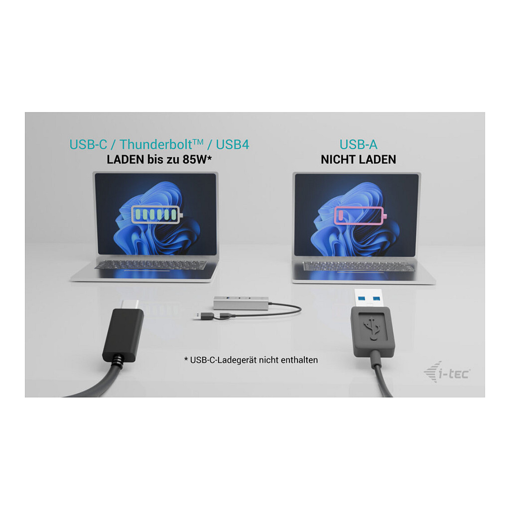 HUB I-TEC Universal punjenje Metal 2x USB-C 3.2 Gen.1 + 2x USB-A 3.2 Gen.1 1x USB-C PD 85W-7