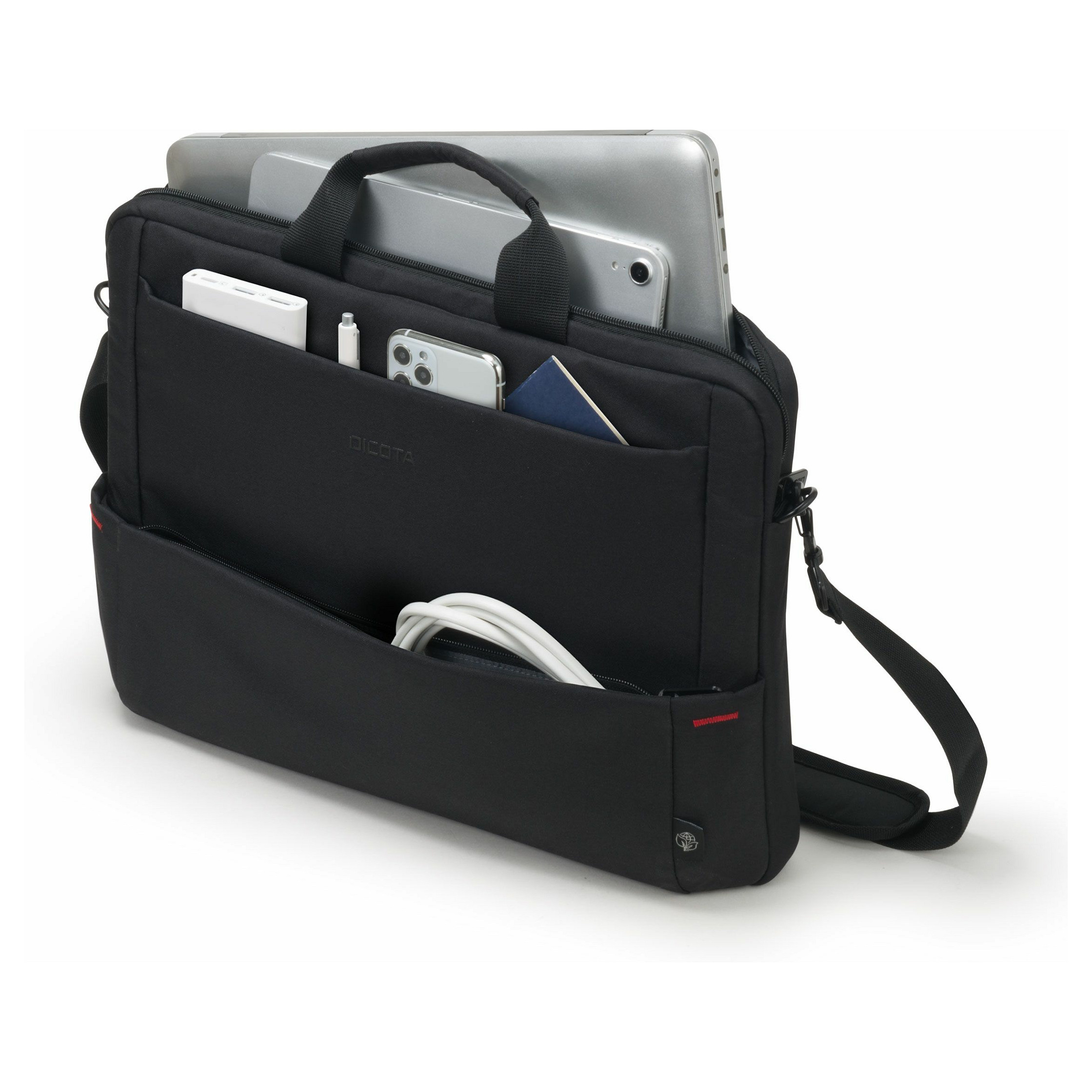 Torba za prijenosno računalo DICOTA Eco Slim Case baza 13-15.6" crna boja-4