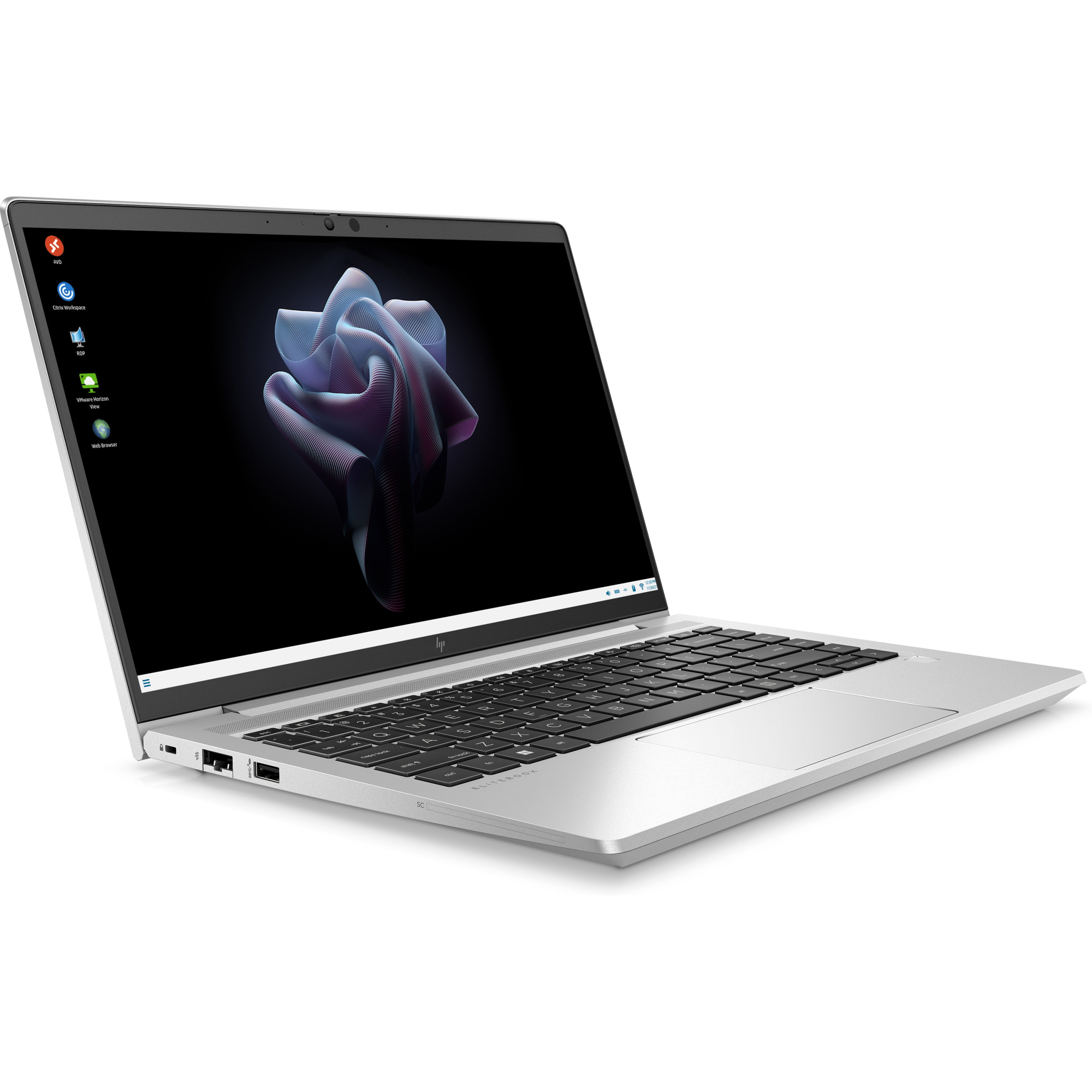 Laptop HP ELITE MT645 G7 R3-5425U (15.6" FHD, Ryzen 3 5425U, 8GB RAM, 256GB SSD, Radeon Graphics, Windows 10, hrvatska tipkovnica, srebrna boja) – internacionalna non HR tipkovnica-1