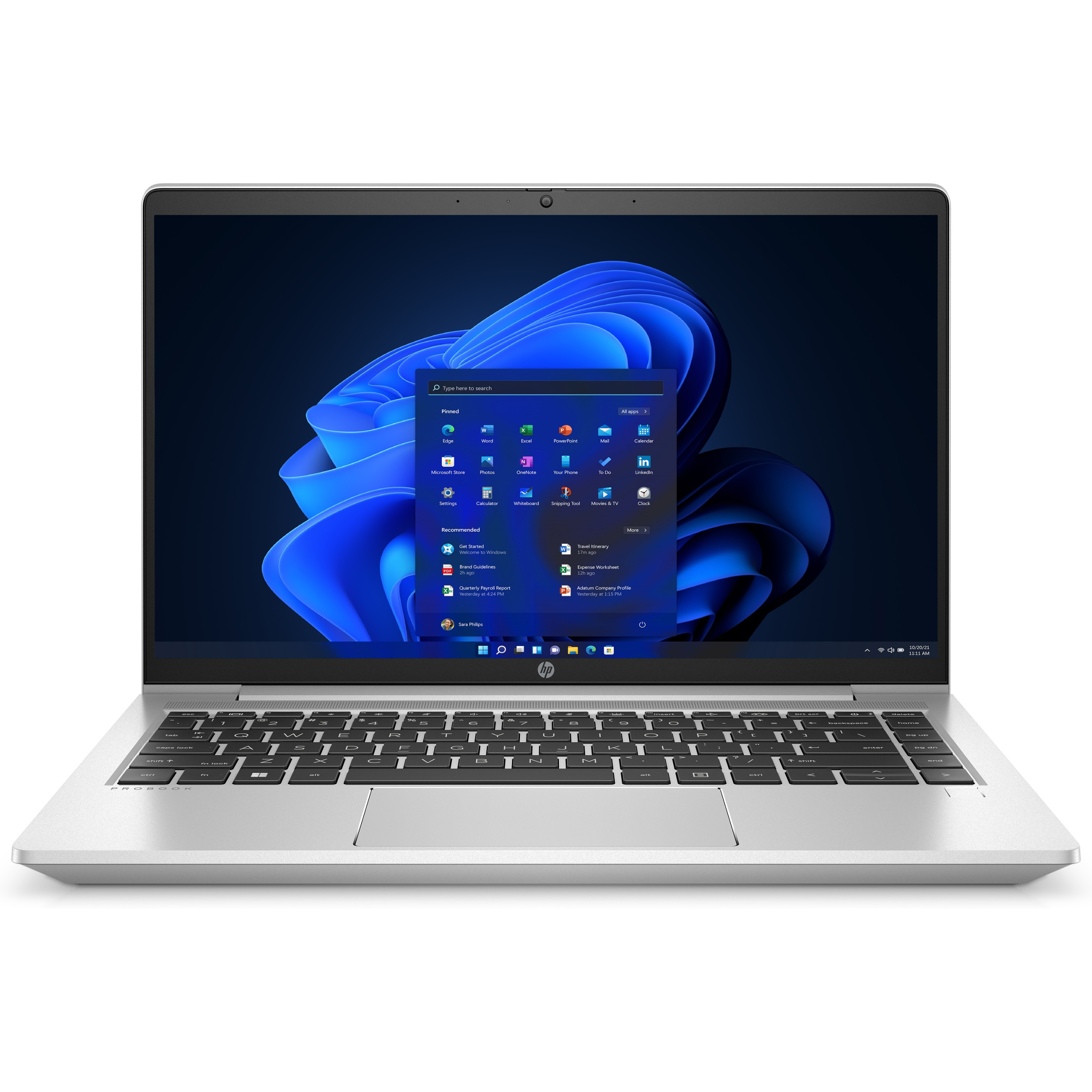 Laptop HP PROBOOK 445 G9 (14" FHD, Ryzen 5 5625U, 8GB RAM, 256GB SSD, Windows 11 Pro, hrvatska tipkovnica, srebrna) – internacionalna non HR tipkovnica-0