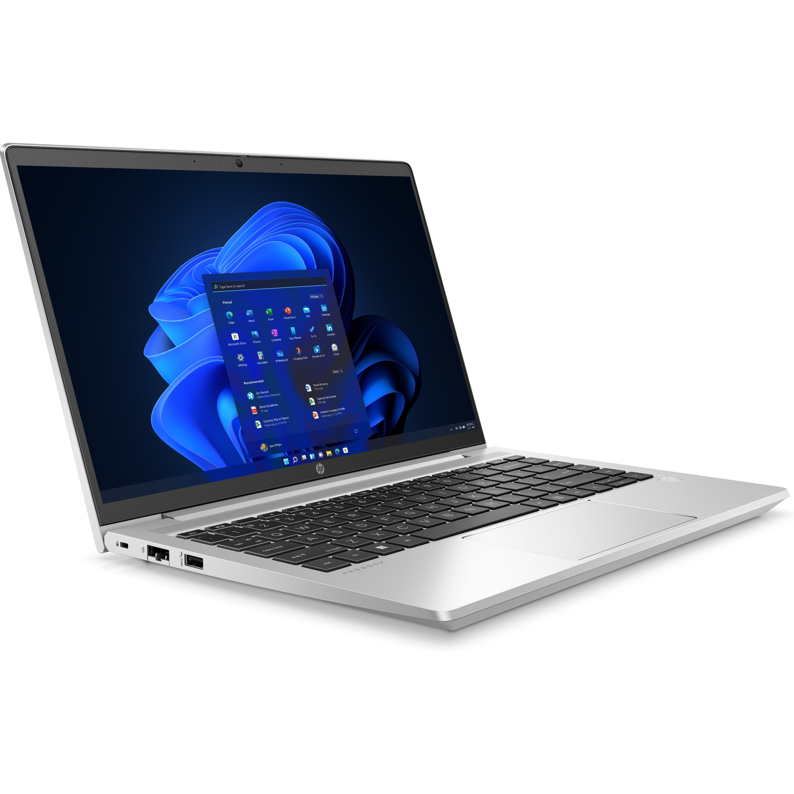 Laptop HP PROBOOK 445 G9 (14" FHD, Ryzen 5 5625U, 8GB RAM, 256GB SSD, Windows 11 Pro, hrvatska tipkovnica, srebrna) – internacionalna non HR tipkovnica-2