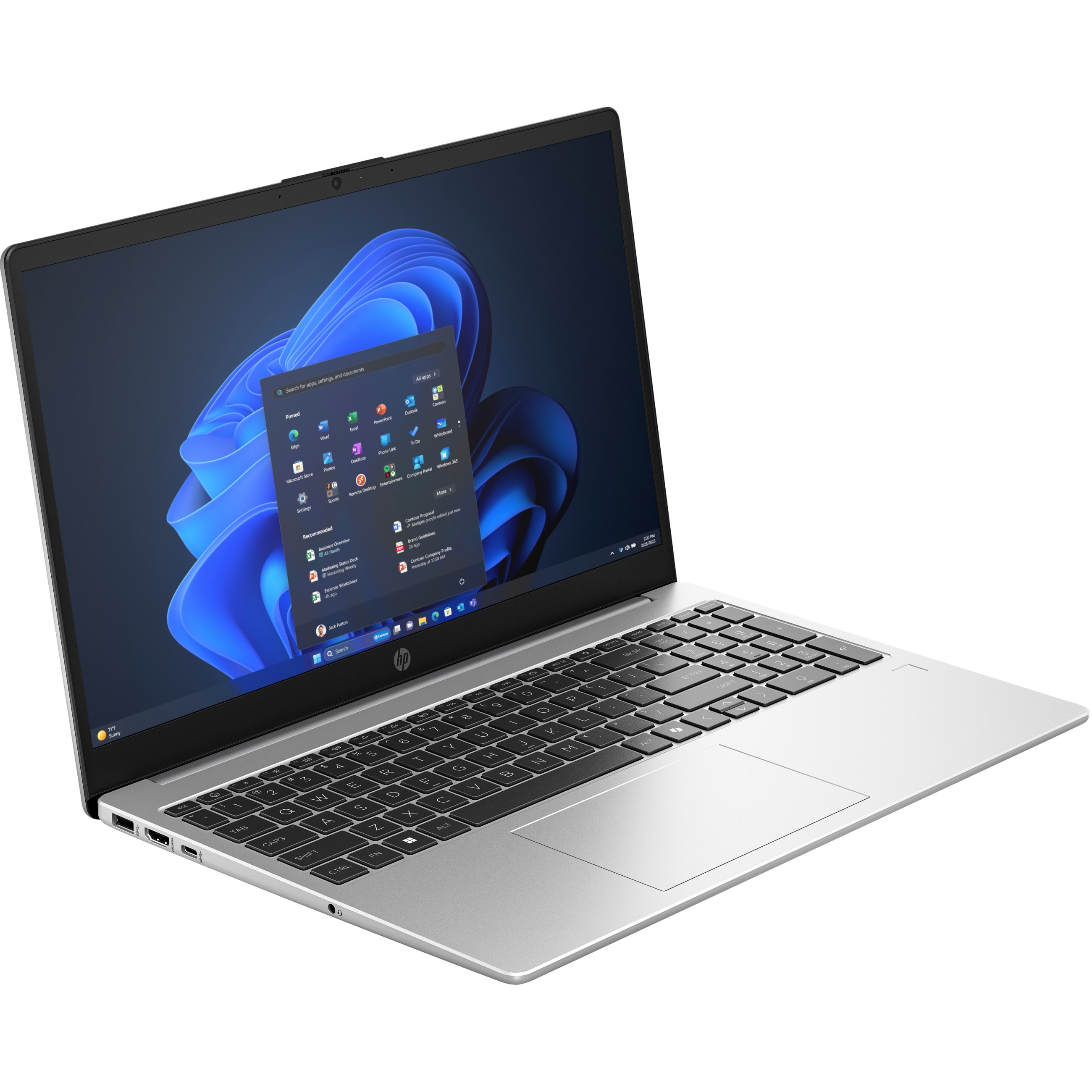Laptop HP 255R G10 (15", FHD, R5-7535U, 16GB RAM, 512GB SSD, Windows 11 Pro) – internacionalna non HR tipkovnica-1