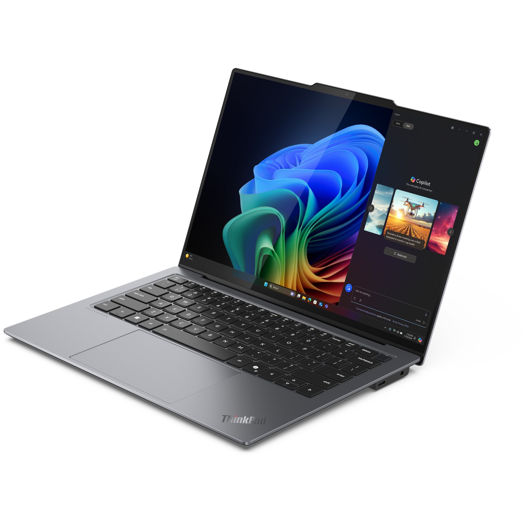 Laptop LENOVO ThinkPad X9-14 G1 14" Ultra7 258V (32GB RAM, 1TB SSD, 2.8K, Windows 11 Pro) – internacionalna non HR tipkovnica-8