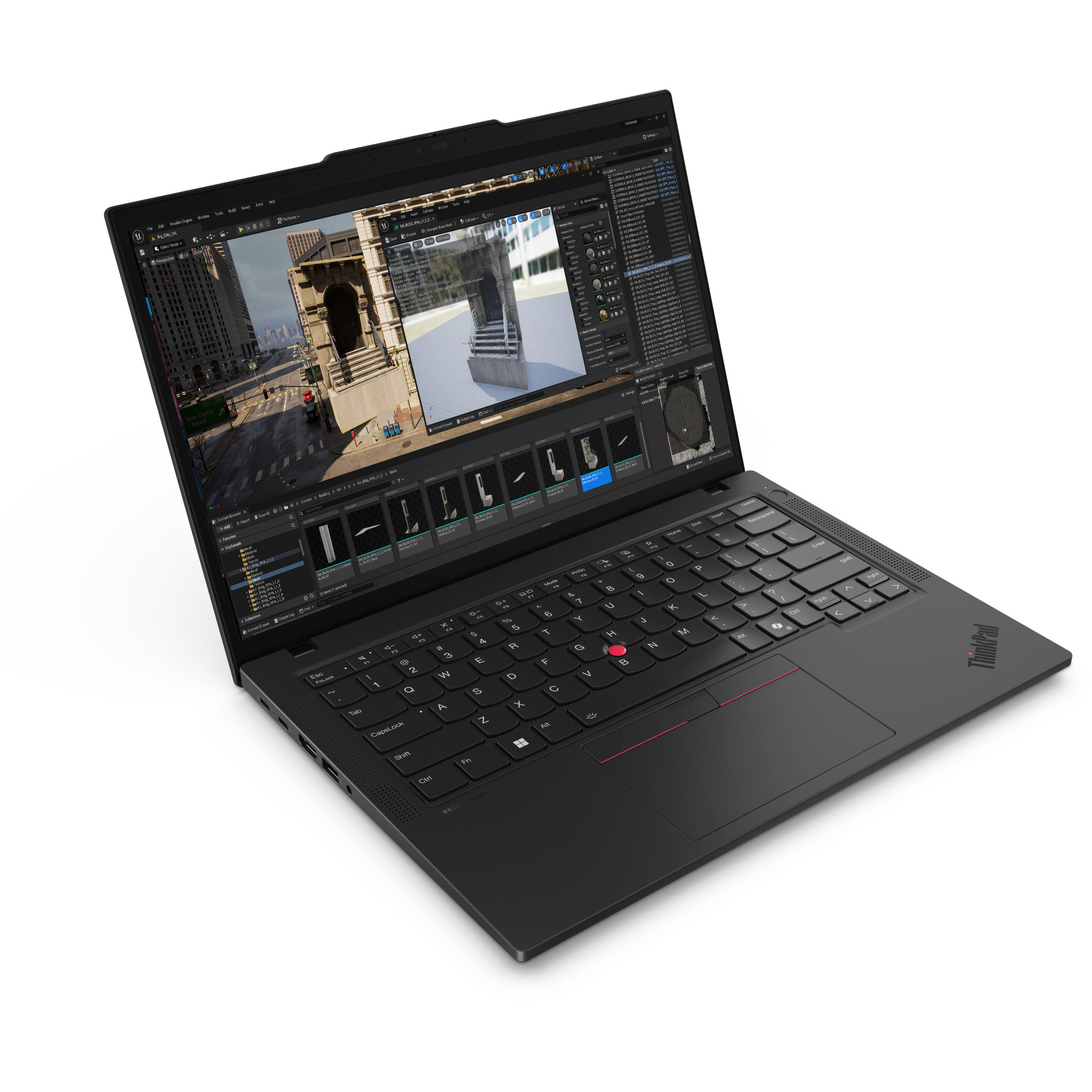 Laptop LENOVO ThinkPad P14s AMD G5 (14" WUXGA, R7-8840HS, 32GB RAM, 1TB SSD, Windows 11 Pro) – internacionalna non HR tipkovnica-14